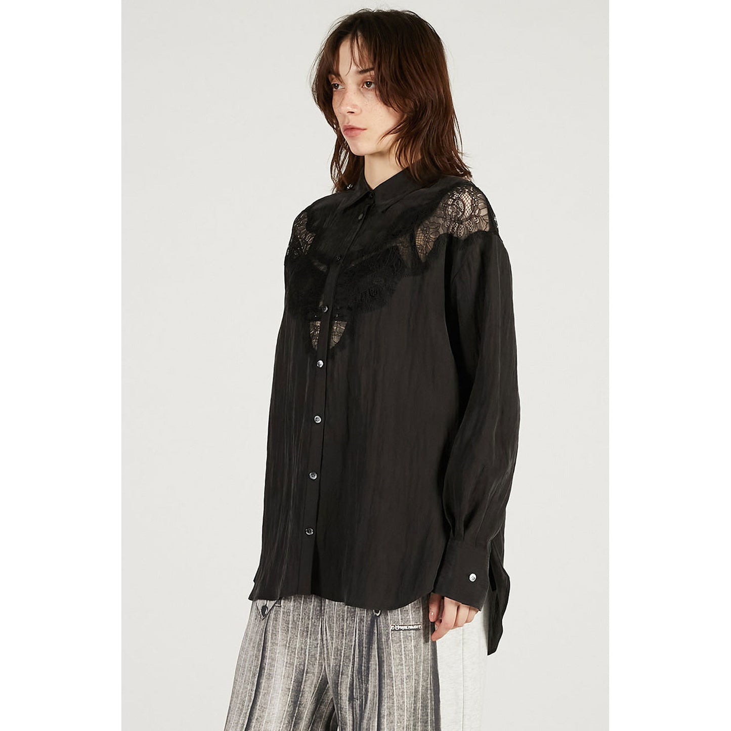 
                  
                    Lace Combination Shirts -MLTI-
                  
                