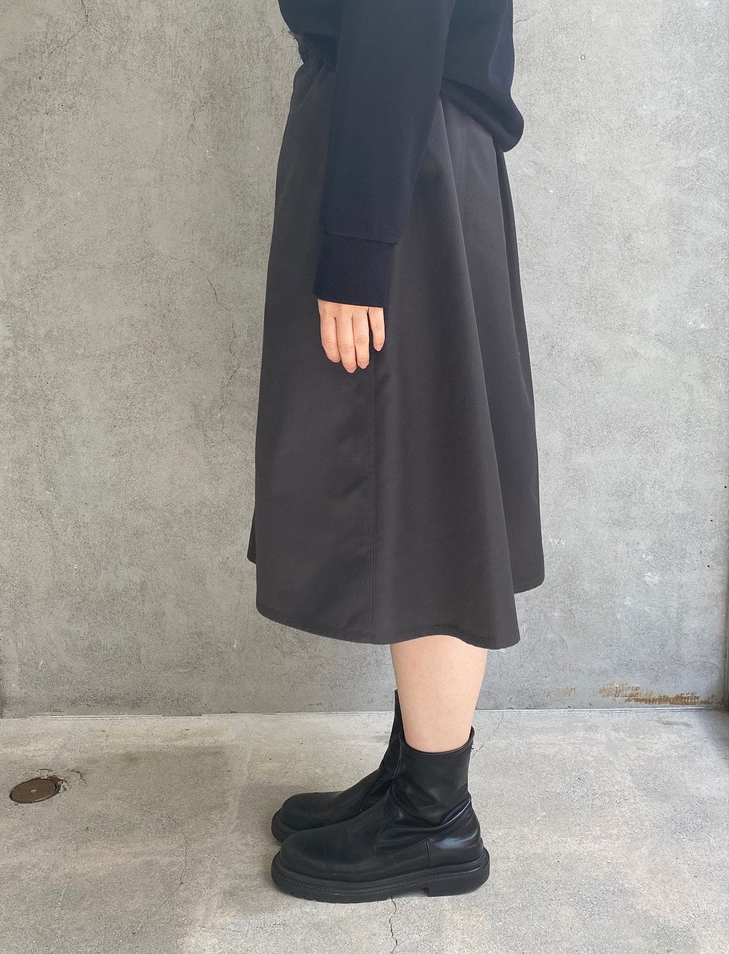
                  
                    West Easy Skirt-Gray-
                  
                