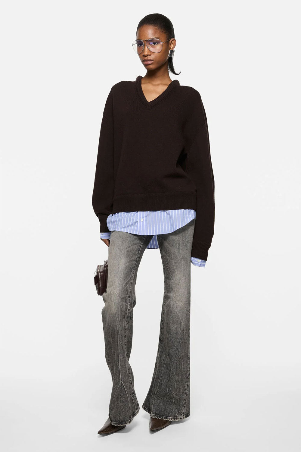 
                  
                    Layered wool sweater
                  
                