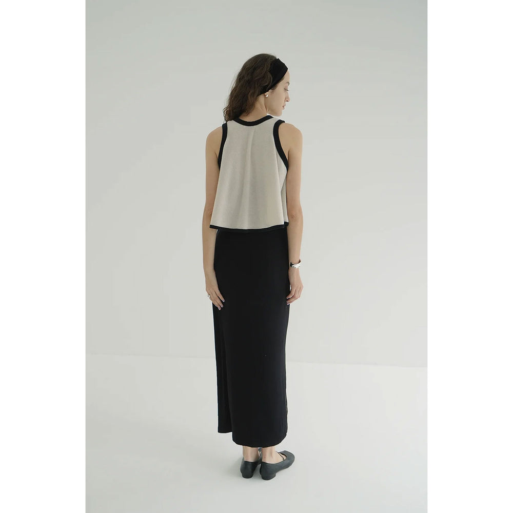 
                  
                    PILE FLARE TANK TOPS -IVORY-
                  
                