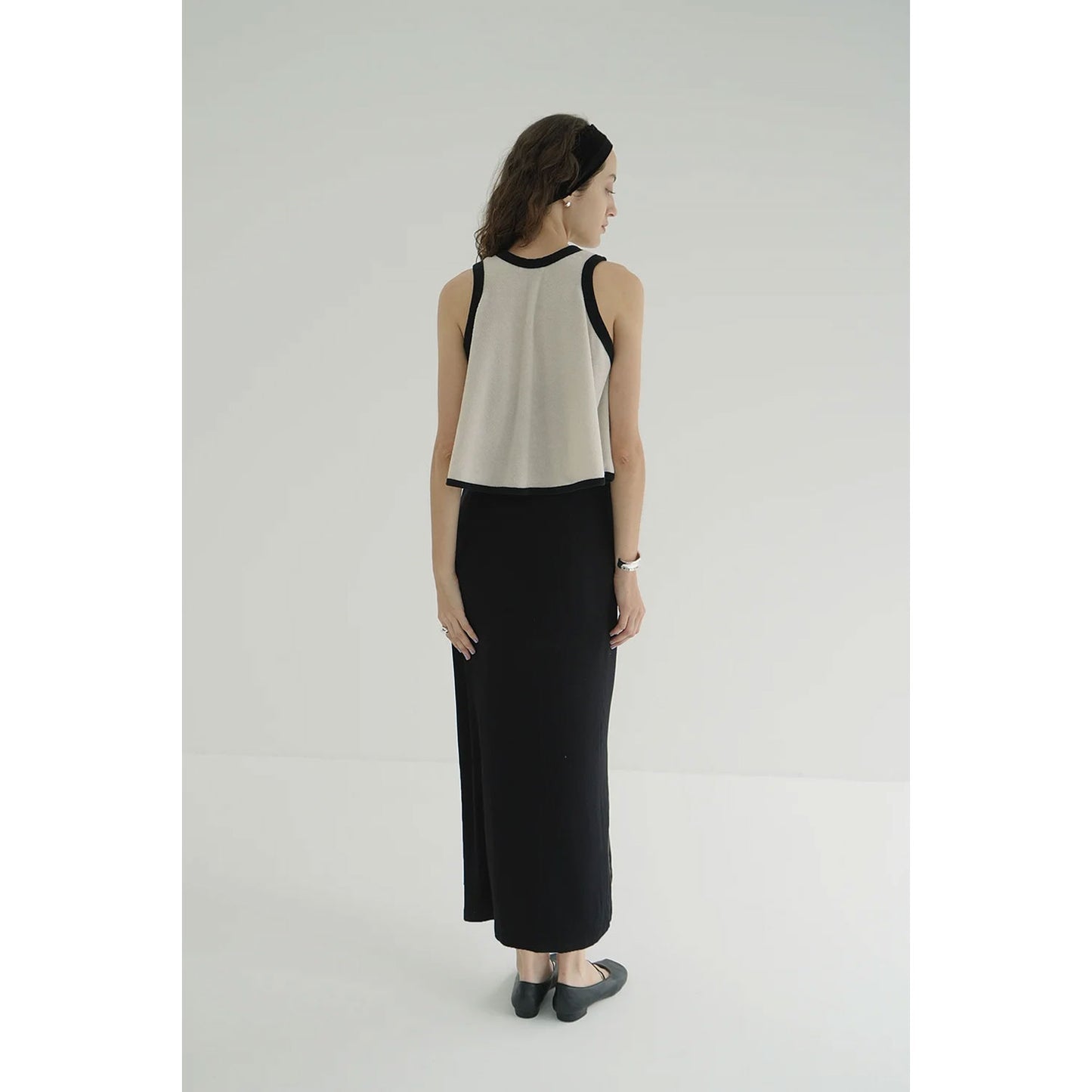 
                  
                    PILE FLARE TANK TOPS -IVORY-
                  
                