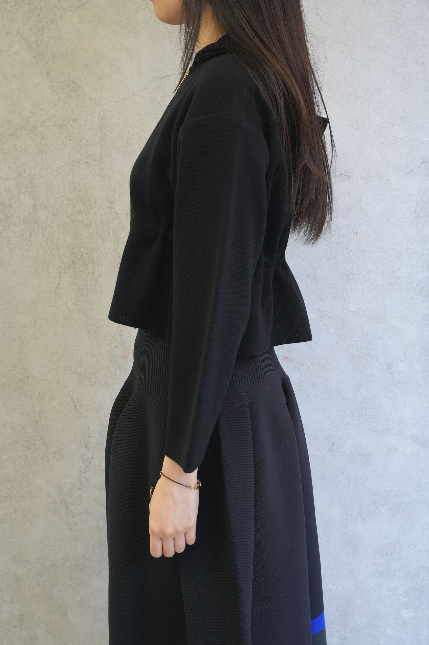 
                  
                    TW MILAN CROPPED HOODIE JACKET-BLACK-
                  
                