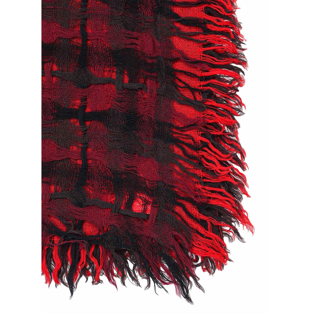 
                  
                    HOLED PLAID WOOL SCARF
                  
                