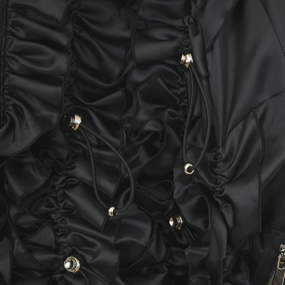 シャーリングブルゾン-BLACK- – OBLIGE