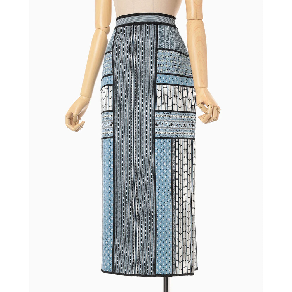 マメ Geometric Pattern Knitted Skirt size1 マメ Geometric Pattern Knitted Skirt size1 マメ Geometric