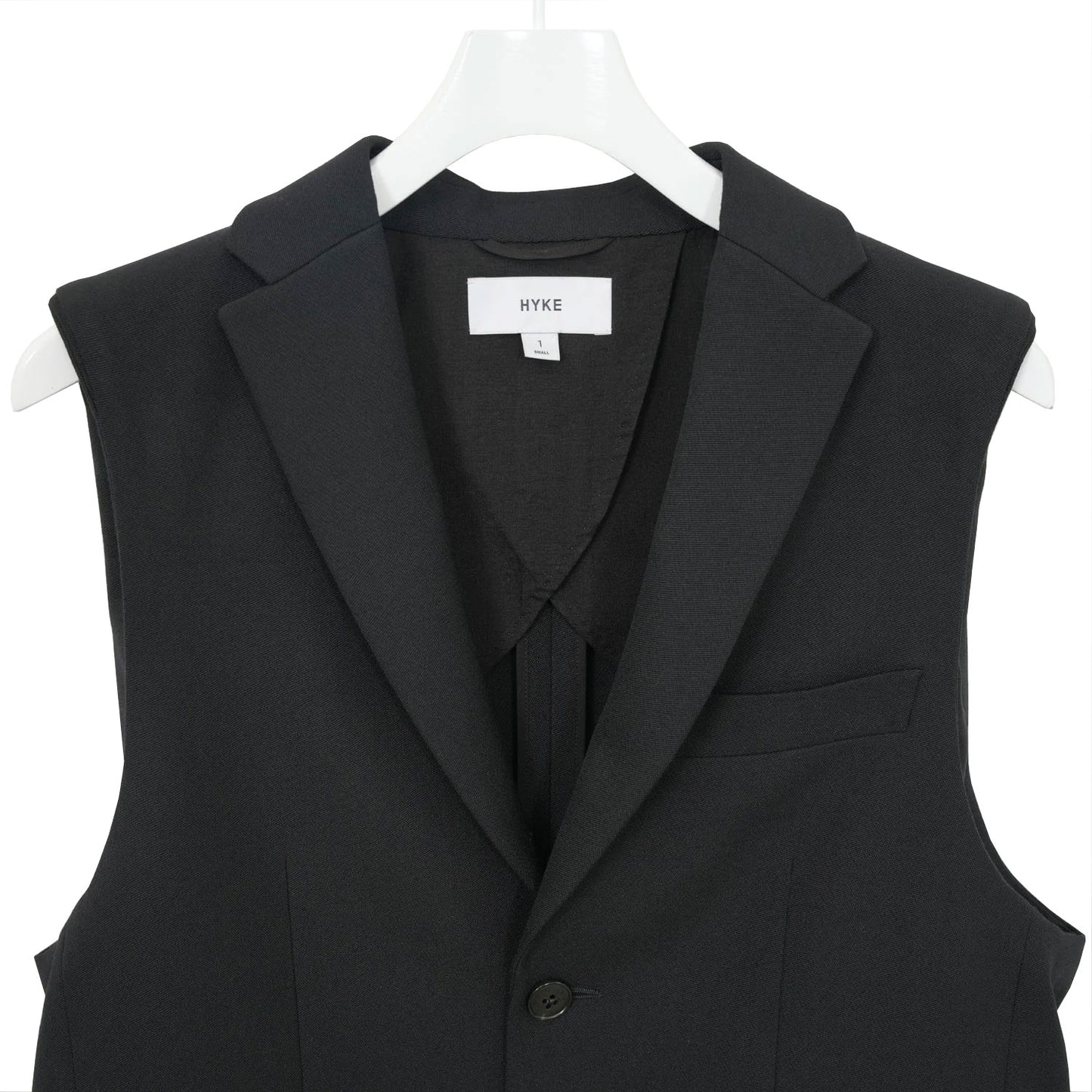 
                  
                    DOESKIN SLEEVELESS BLAZER-BLACK-
                  
                