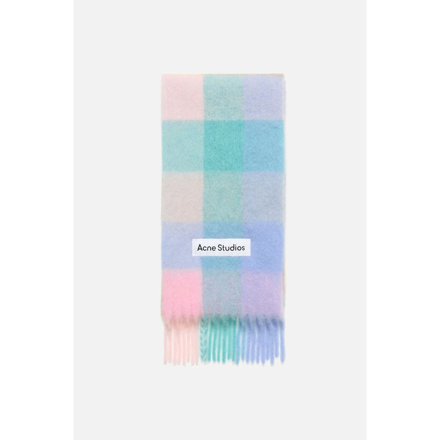
                  
                    Mohair check scarf
                  
                