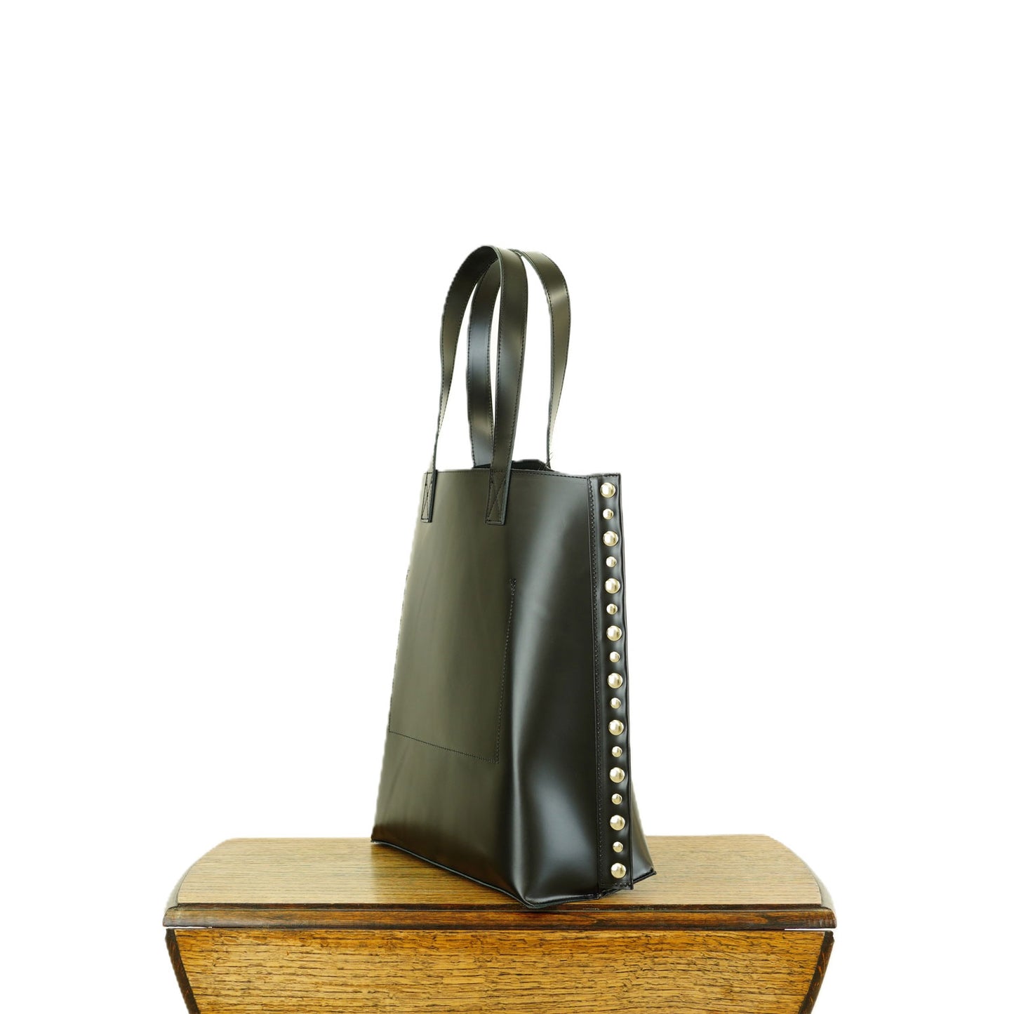 
                  
                    steer glass leather tote bag(M)
                  
                