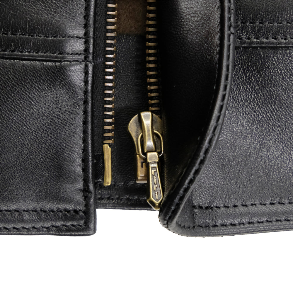 
                  
                    LEATHER TYPE A-2 FLIGHT JACKET
                  
                