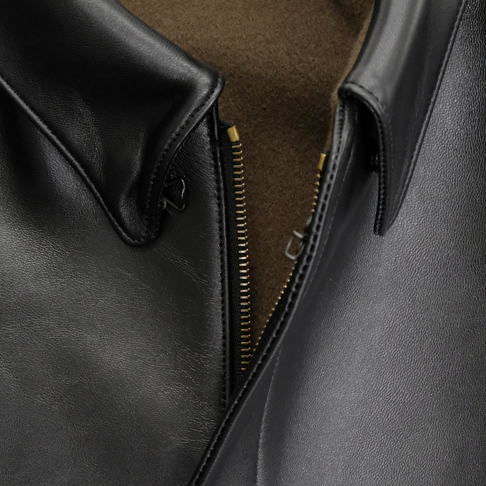 LEATHER TYPE A-2 FLIGHT JACKET – OBLIGE