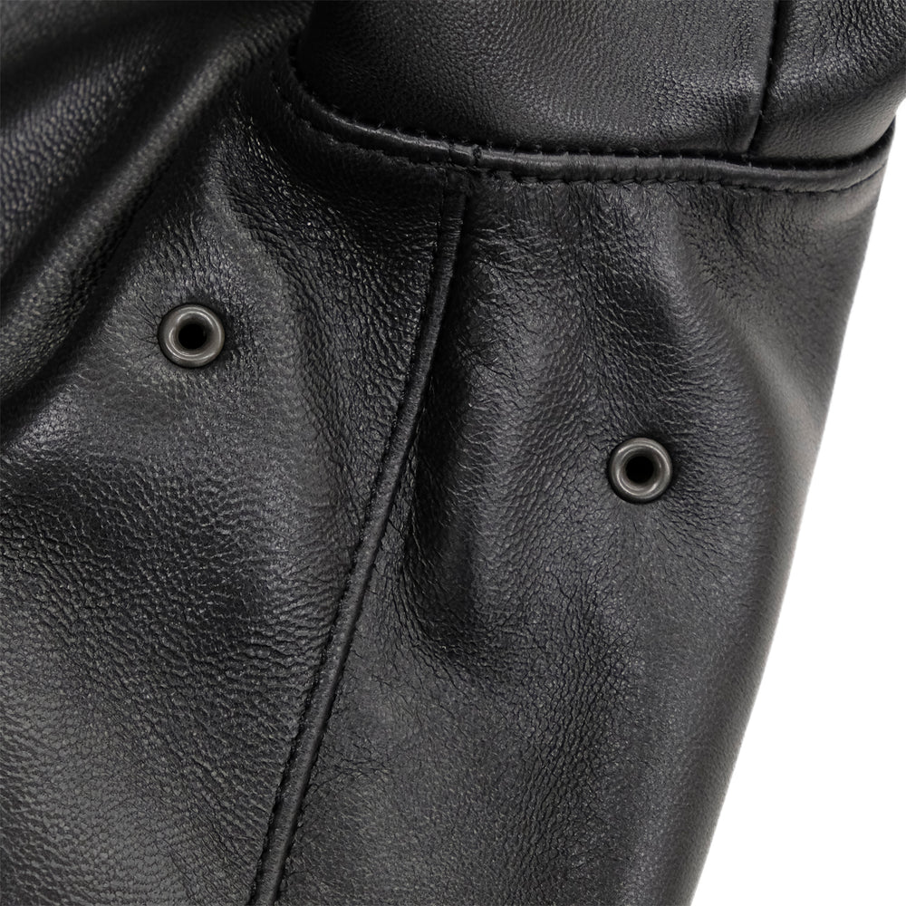 
                  
                    LEATHER TYPE A-2 FLIGHT JACKET
                  
                