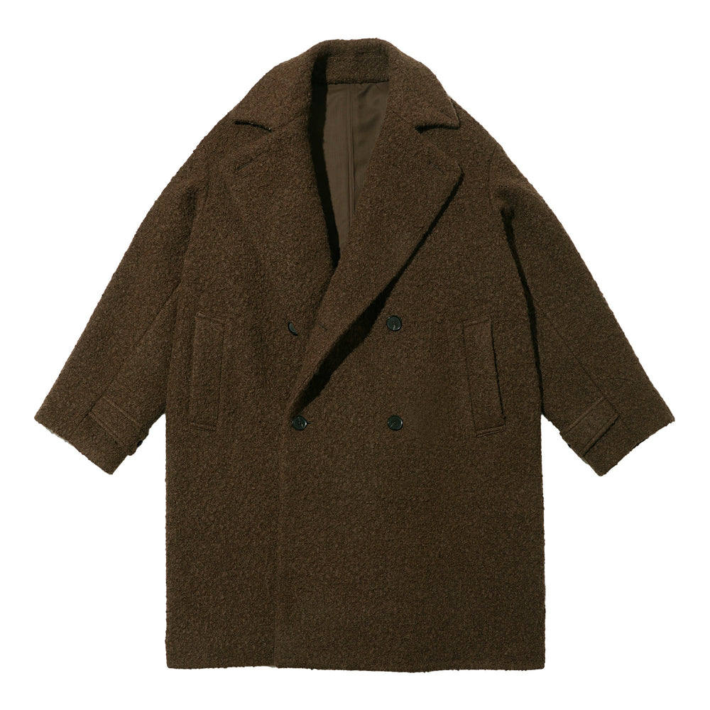 ALPACA BLEND PILE TRENCH COAT