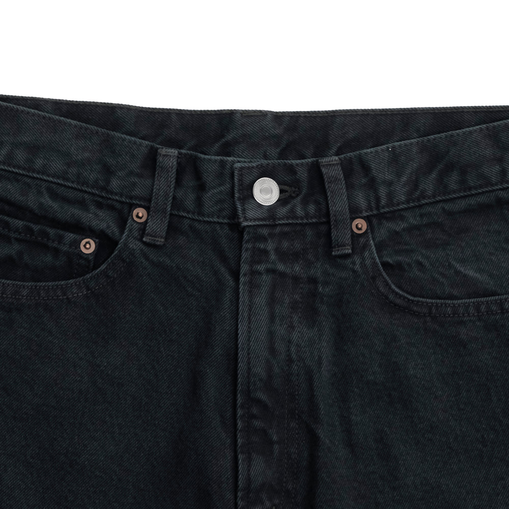 
                  
                    BLACK WASHED WIDE DENIM PANTS
                  
                