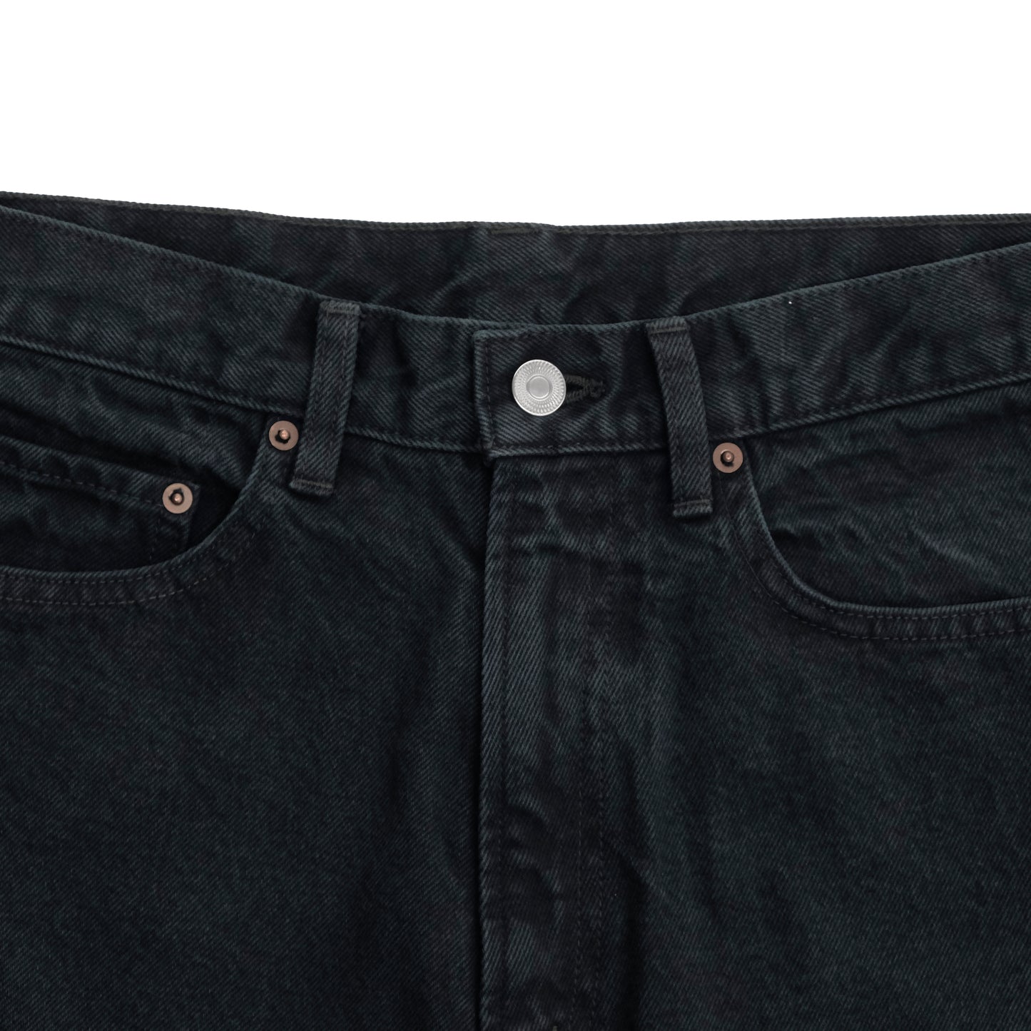 
                  
                    BLACK WASHED WIDE DENIM PANTS
                  
                