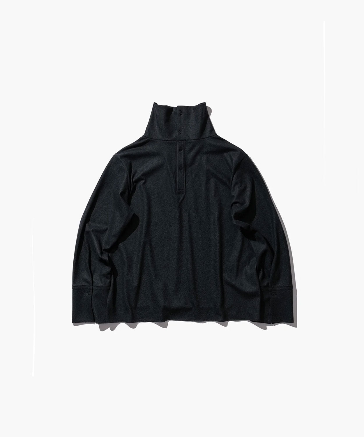 
                  
                    MERINO COLLEGE JERSEY STAND COLLAR PULLOVER
                  
                