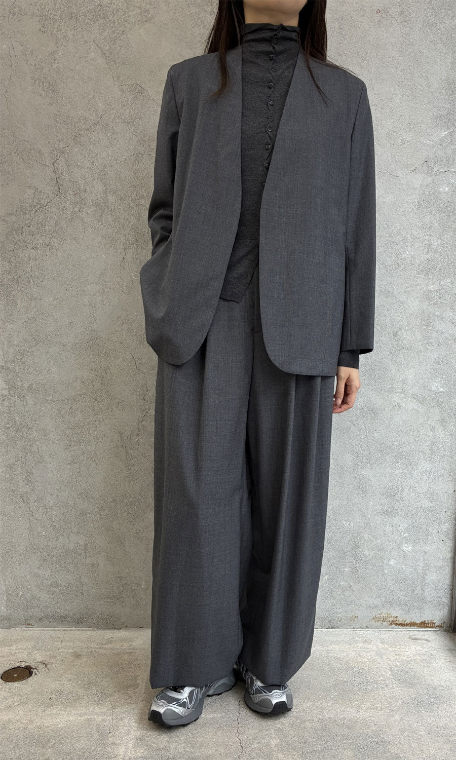 
                  
                    WOOL TROPICAL | NOCOLLER JACKET
                  
                
