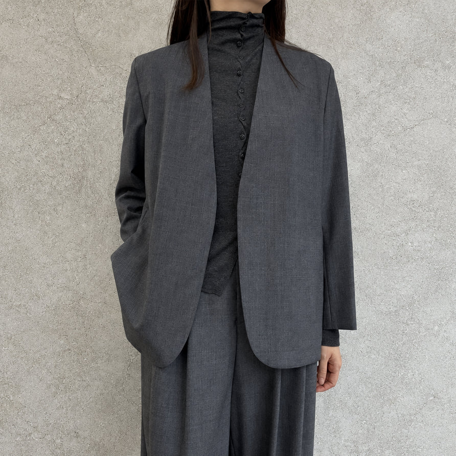 
                  
                    WOOL TROPICAL | NOCOLLER JACKET
                  
                