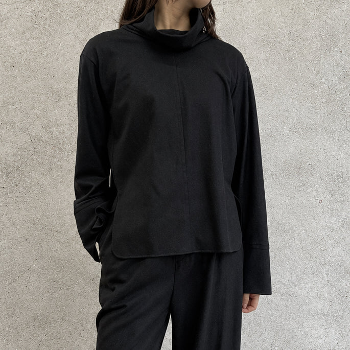 
                  
                    MERINO COLLEGE JERSEY STAND COLLAR PULLOVER
                  
                