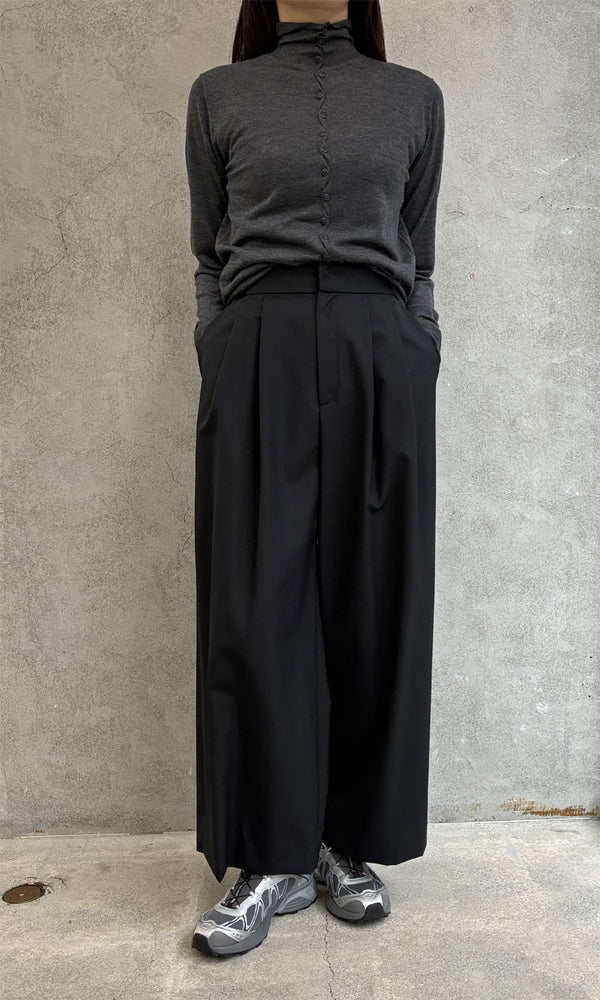 WOOL TROPICAL | WIDE EASY PANTS – OBLIGE