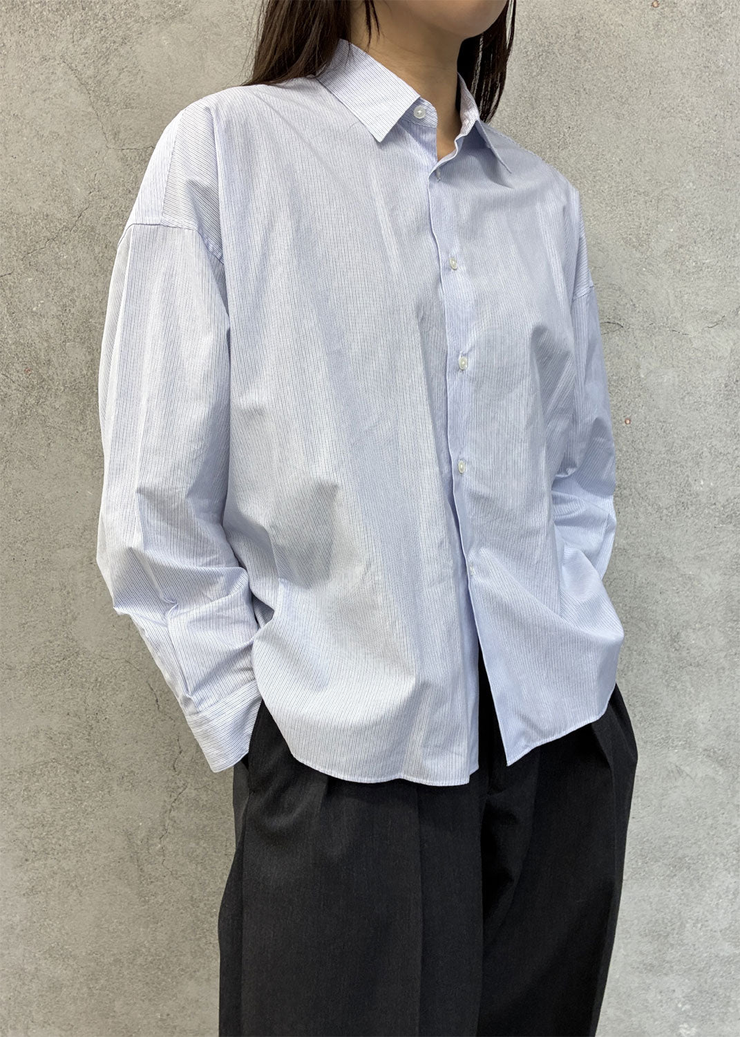 
                  
                    GIZA COMPACT STRIPE | OVERSIZED SHIRT
                  
                