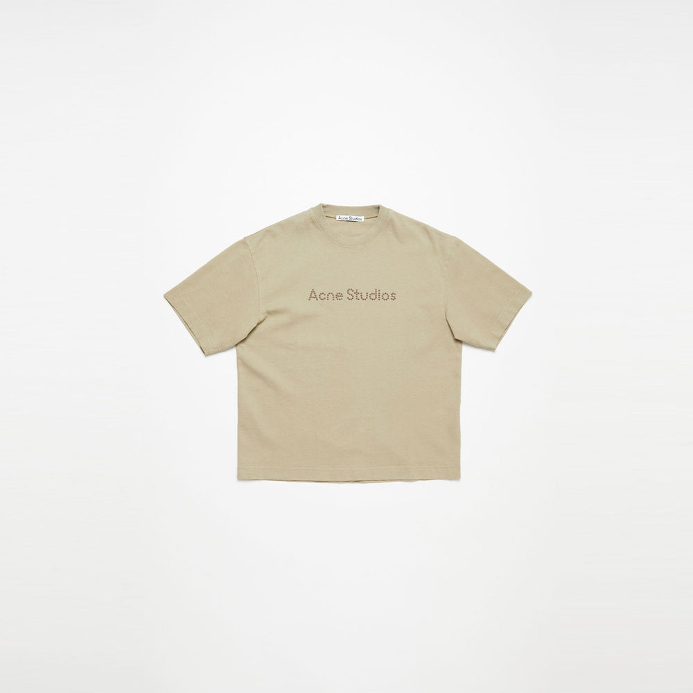 ロゴTシャツ リラックスフィット-SAND BEIGE-