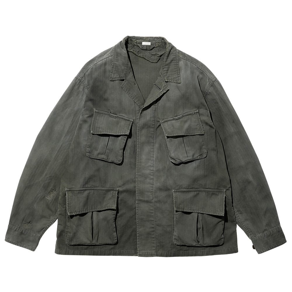 VINTAGE US ARMY JUNGLE FATIGUE JACKET