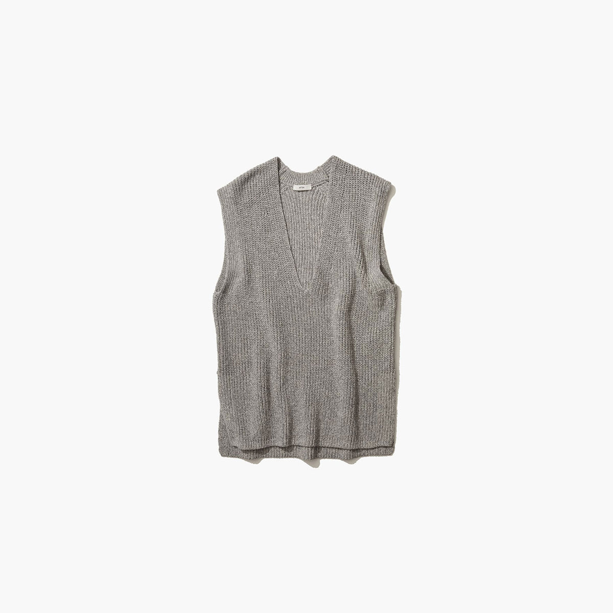 美品/25年モデル☆エイトン　SILK WASHI LILIYARN ベスト SILK WASHI LILIYARN | V-NECK VEST－Light Gray- – OBLIGE