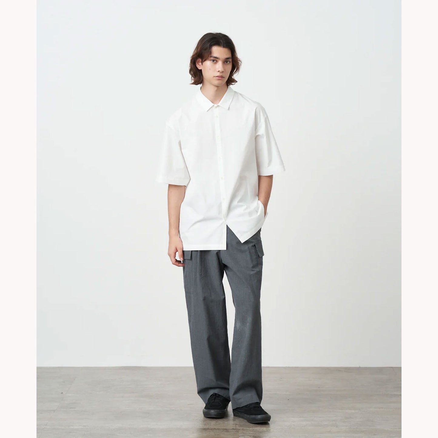 
                  
                    SUVIN BROAD | SHORT SLEEVE SHIRT-WHITE-
                  
                