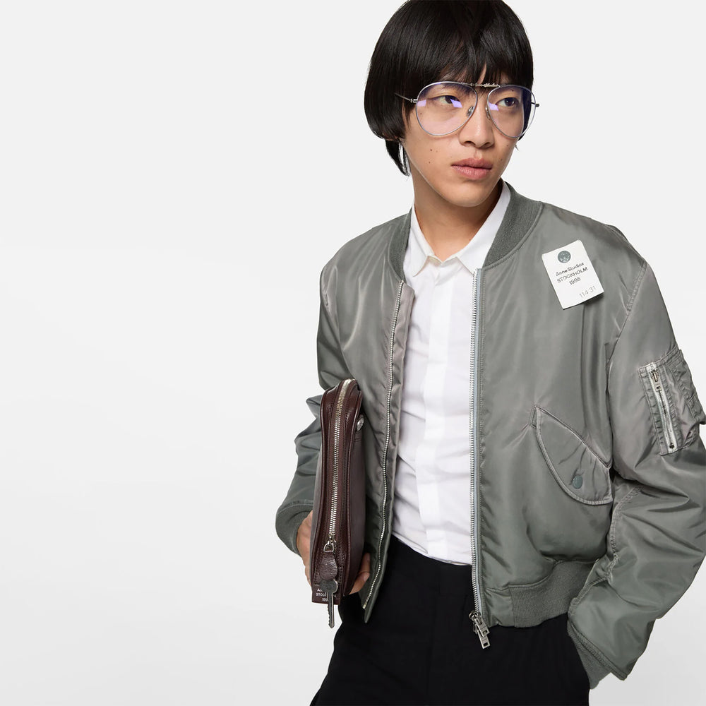 WASHED BOMBER JACKET – OBLIGE