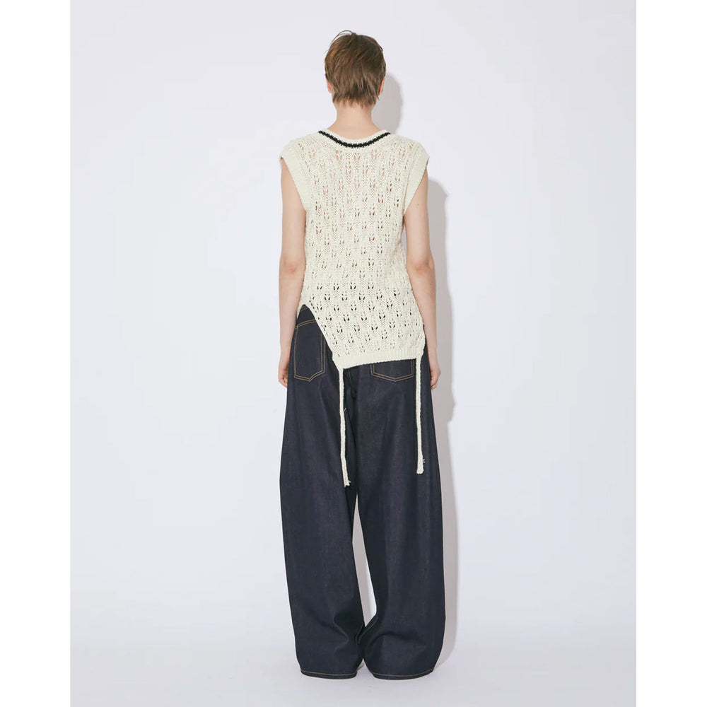 
                  
                    selvedge denim trousers fit-indigo-
                  
                