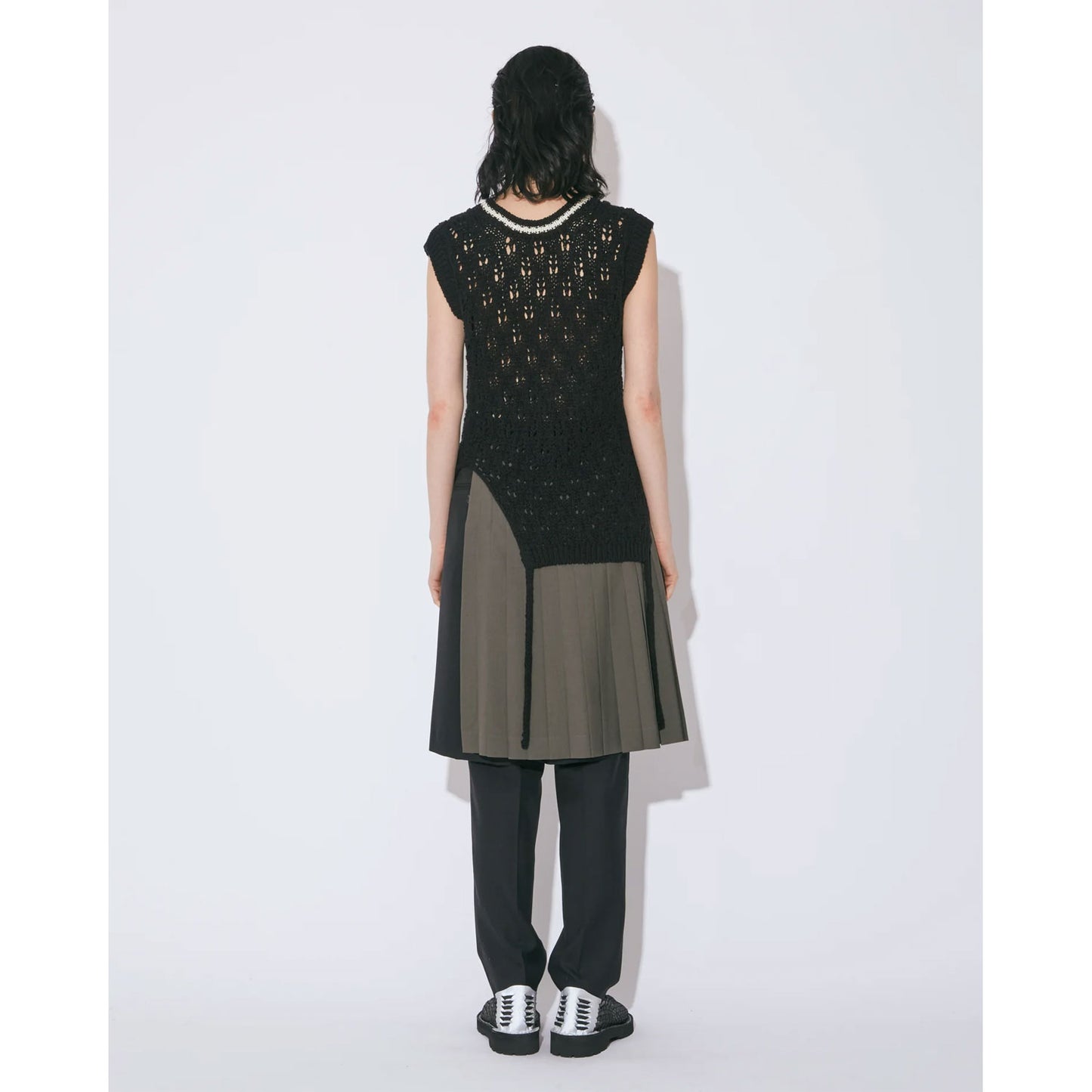 
                  
                    double-end cotton wool linen top-ecru-
                  
                