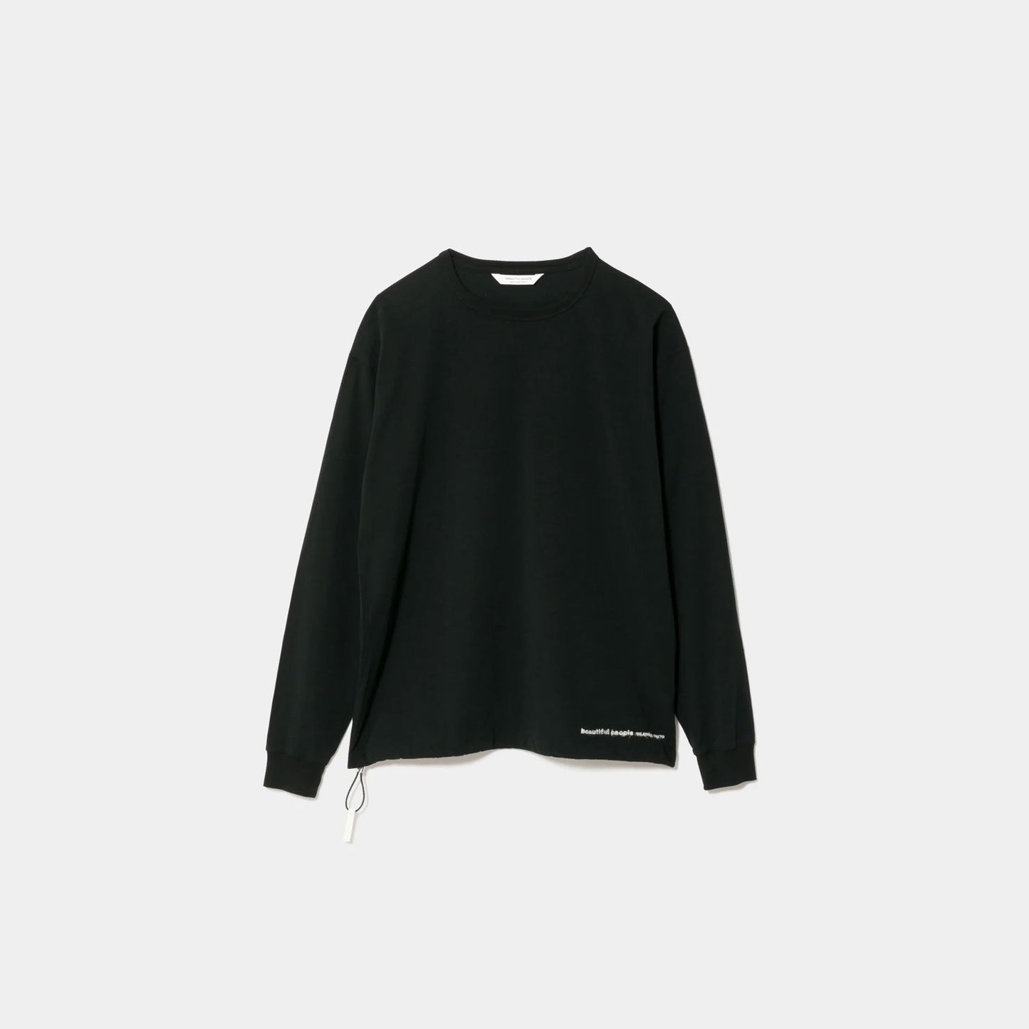 
                  
                    ELS cotton jerseyAtoZ embroidery T-off white-
                  
                