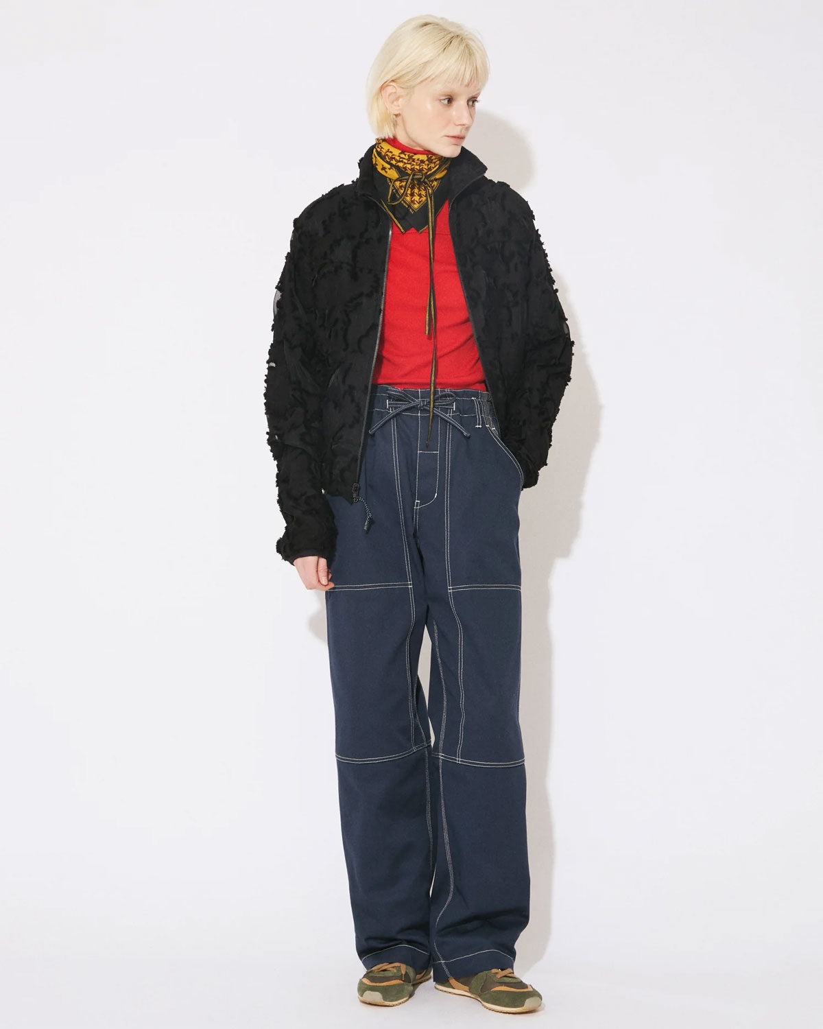 
                  
                    aloha jacquard×octa reversible blouson
                  
                