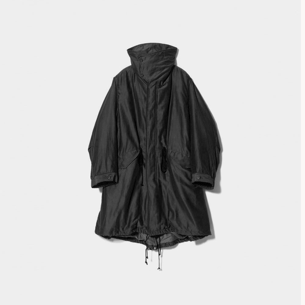 double-front cotton silk mods coat