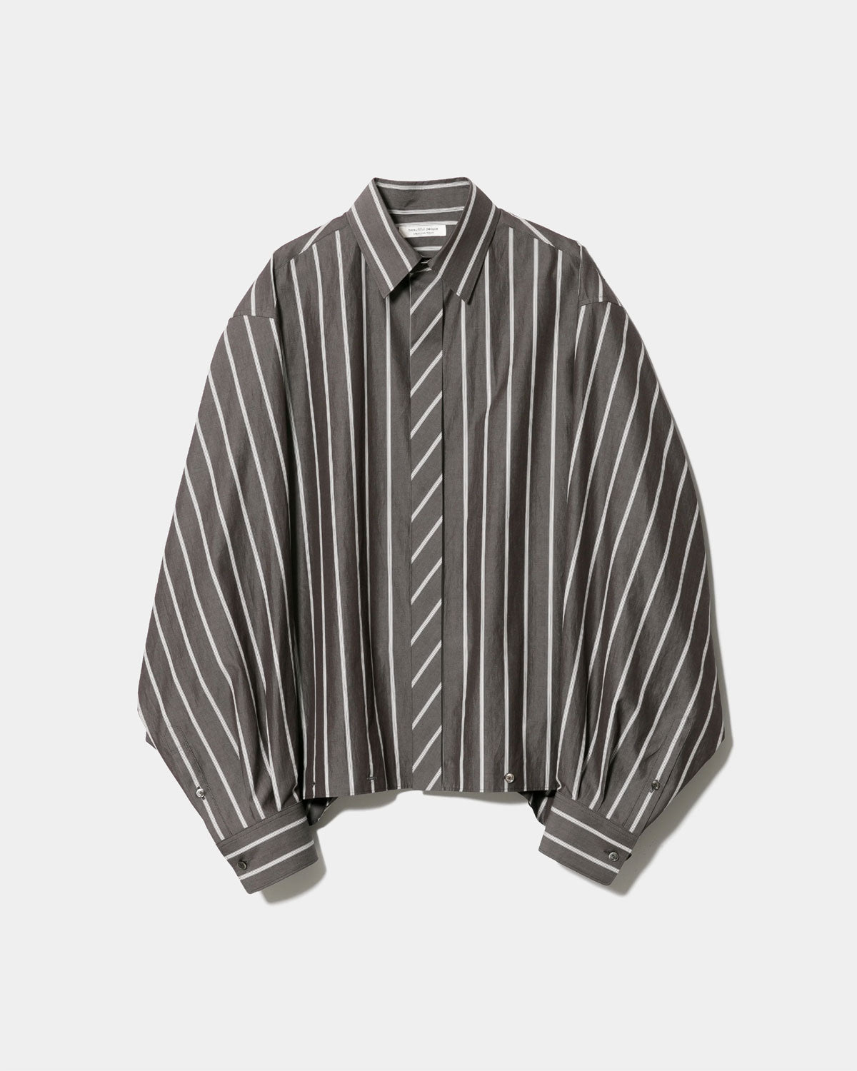 
                  
                    double-end finx stripe shirt
                  
                