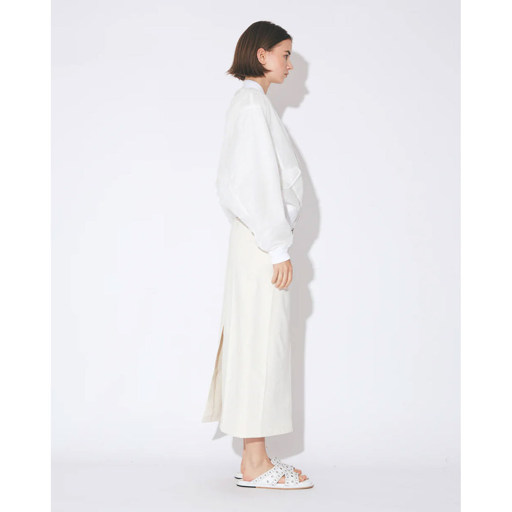 
                  
                    nylon ripstop fan shape MA-1 blouson -black-
                  
                