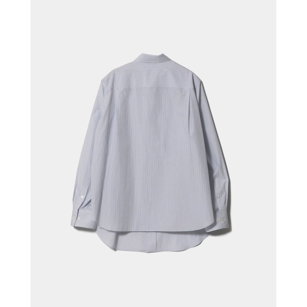 
                  
                    double-front finx stripe shirt-blue-
                  
                
