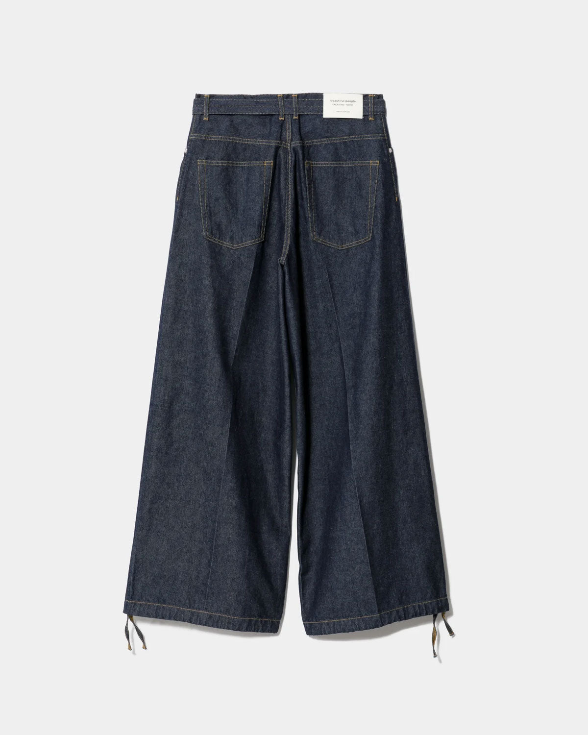 
                  
                    left hand twilldenim one tuck wide pants -indigo-
                  
                