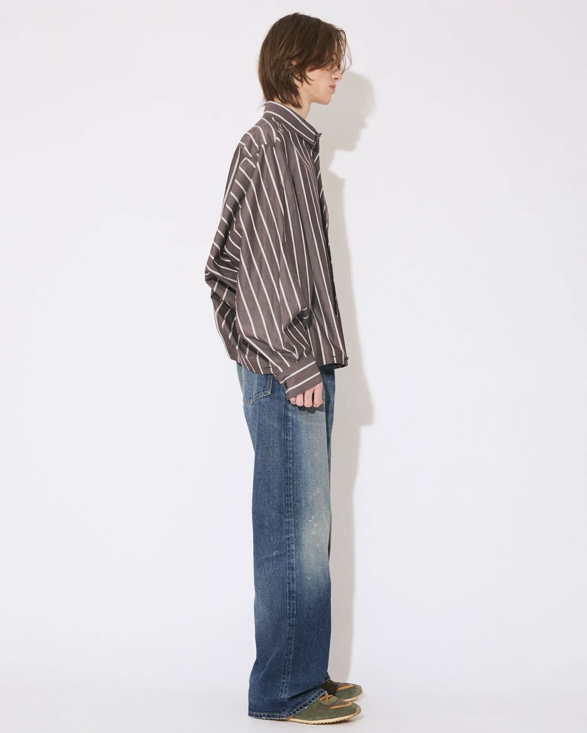 
                  
                    double-end finx stripe shirt
                  
                