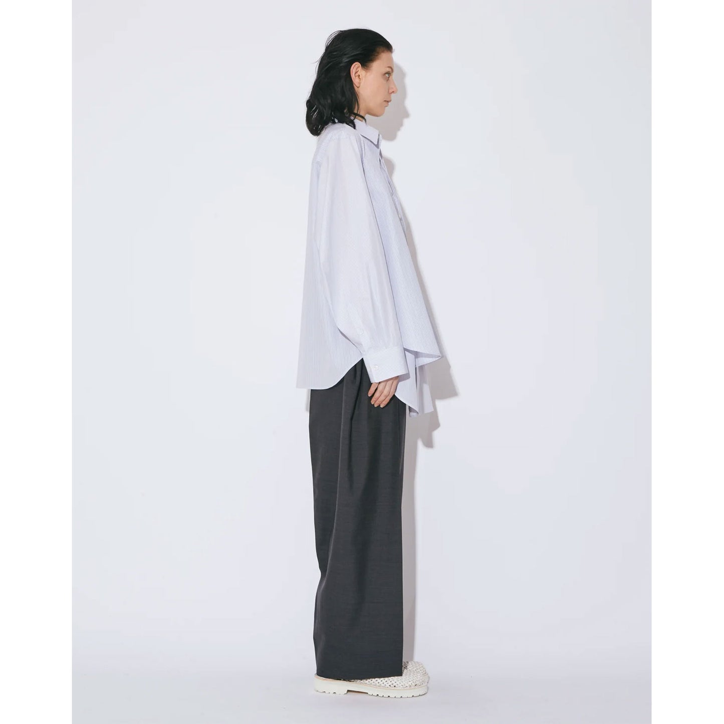 
                  
                    double-front finx stripe shirt-blue-
                  
                
