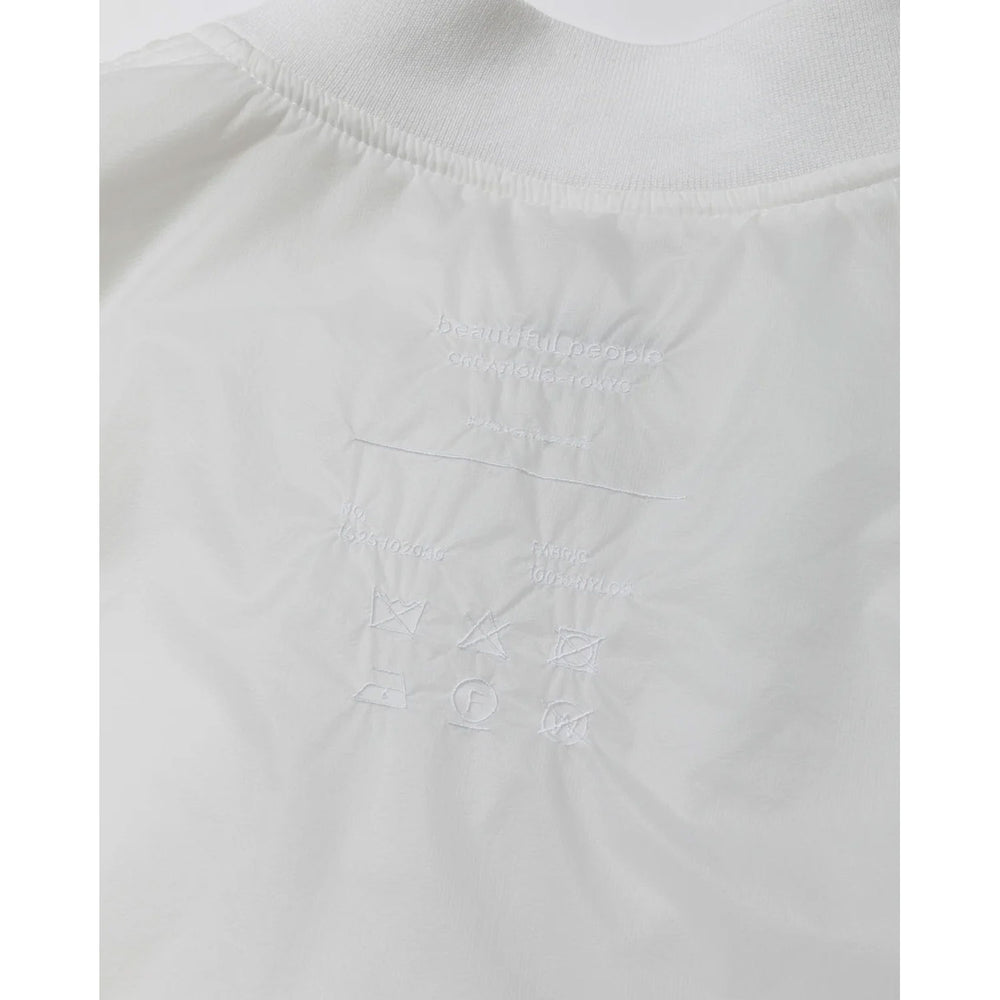 
                  
                    nylon ripstop fan shape MA-1 blouson -black-
                  
                