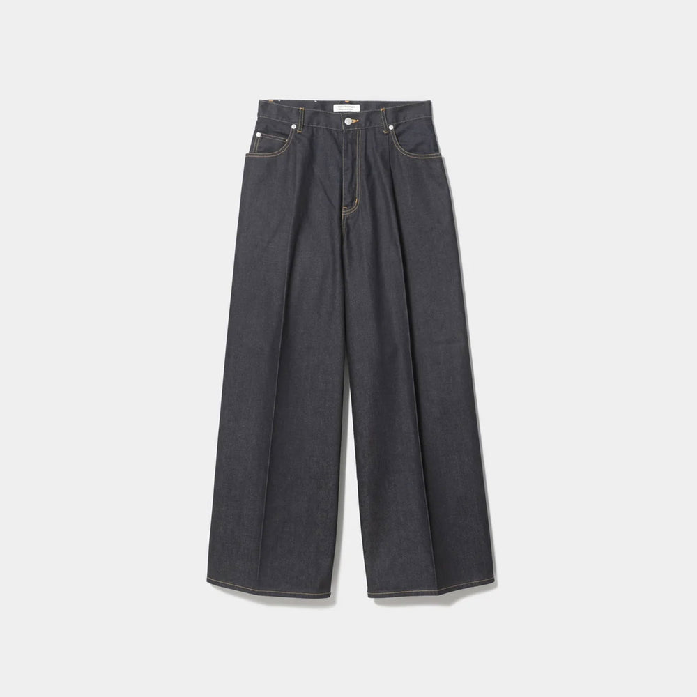 selvedge denim trousers fit-indigo-