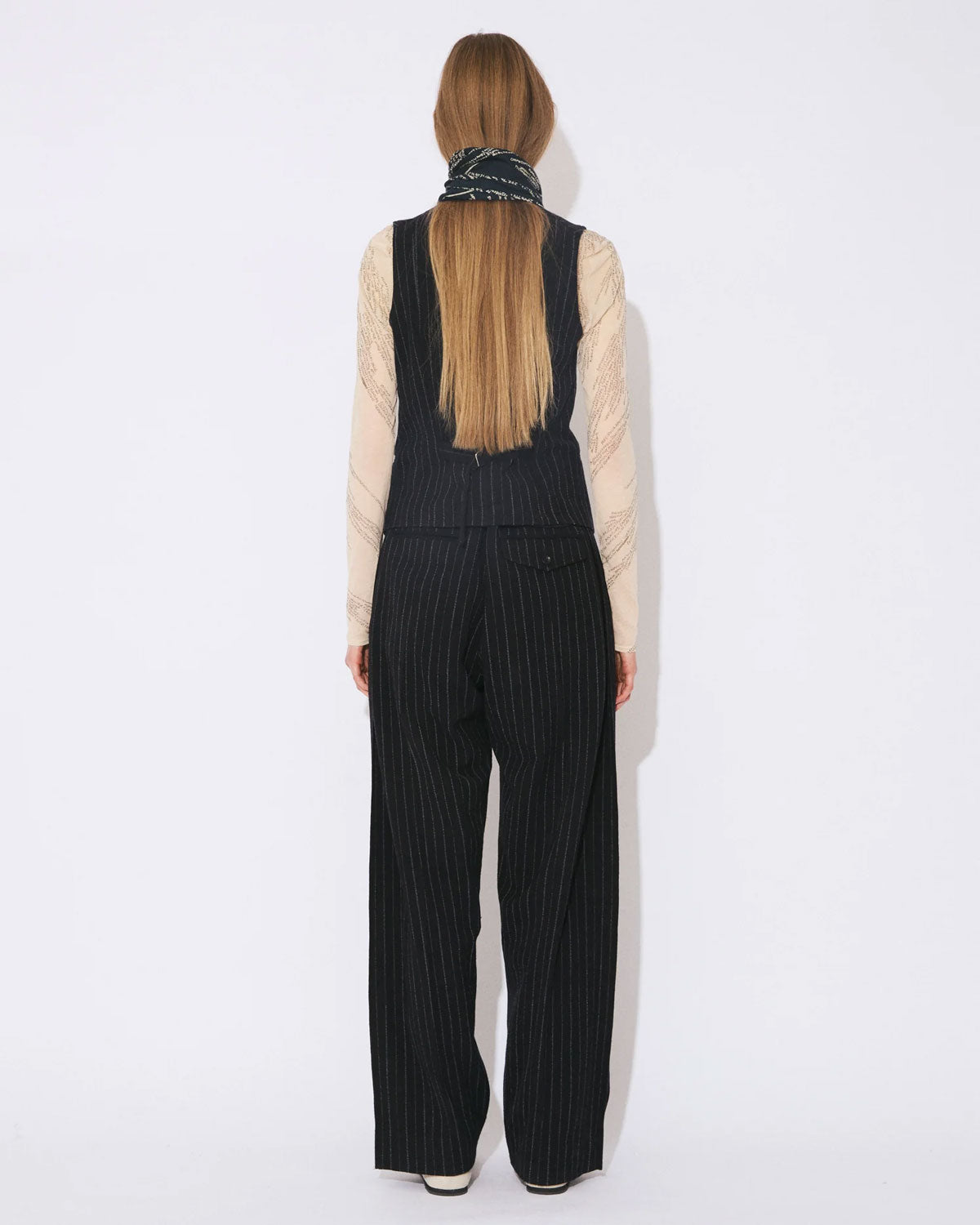 
                  
                    stretch stripe suiting side 2tuck pants
                  
                
