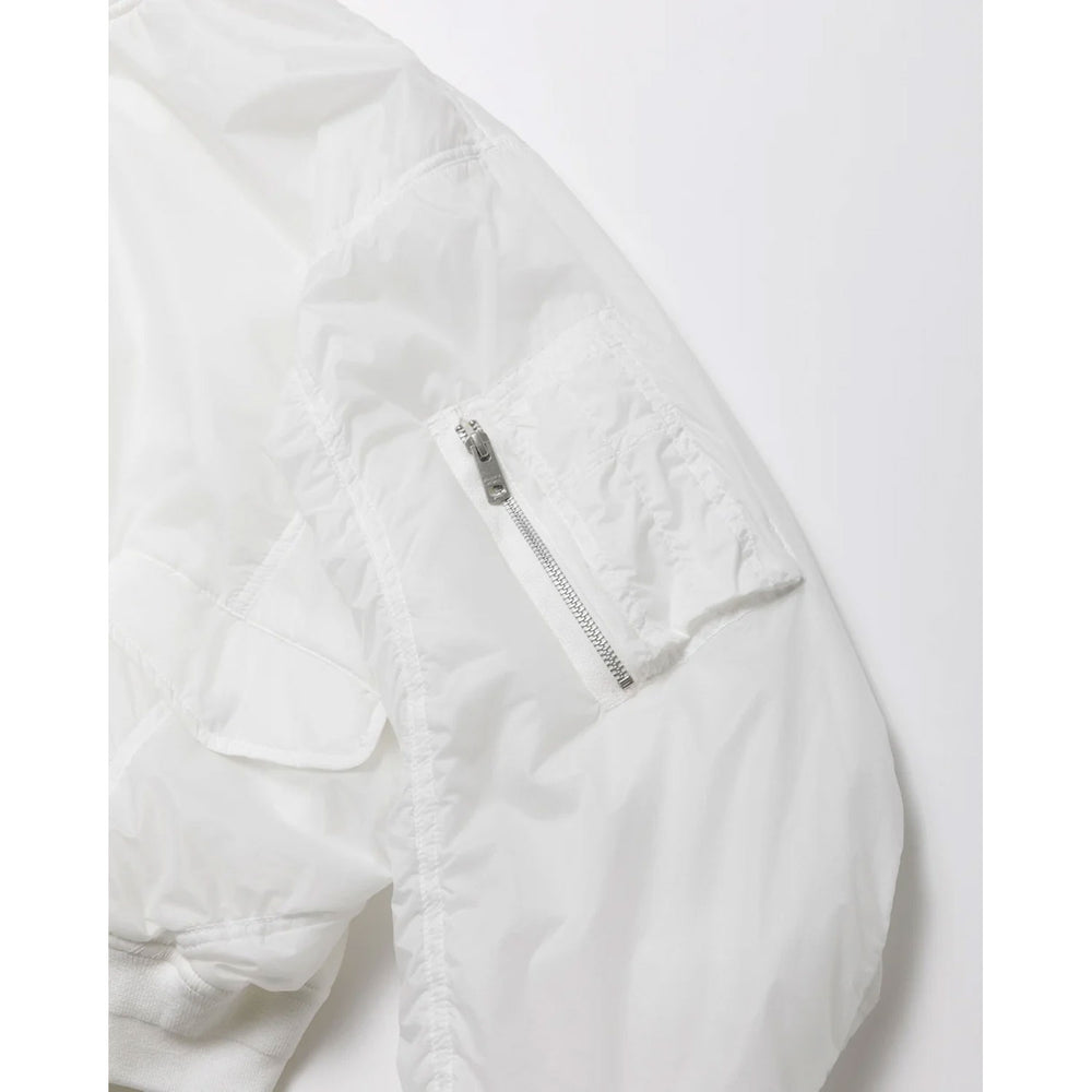 
                  
                    nylon ripstop fan shape MA-1 blouson -black-
                  
                