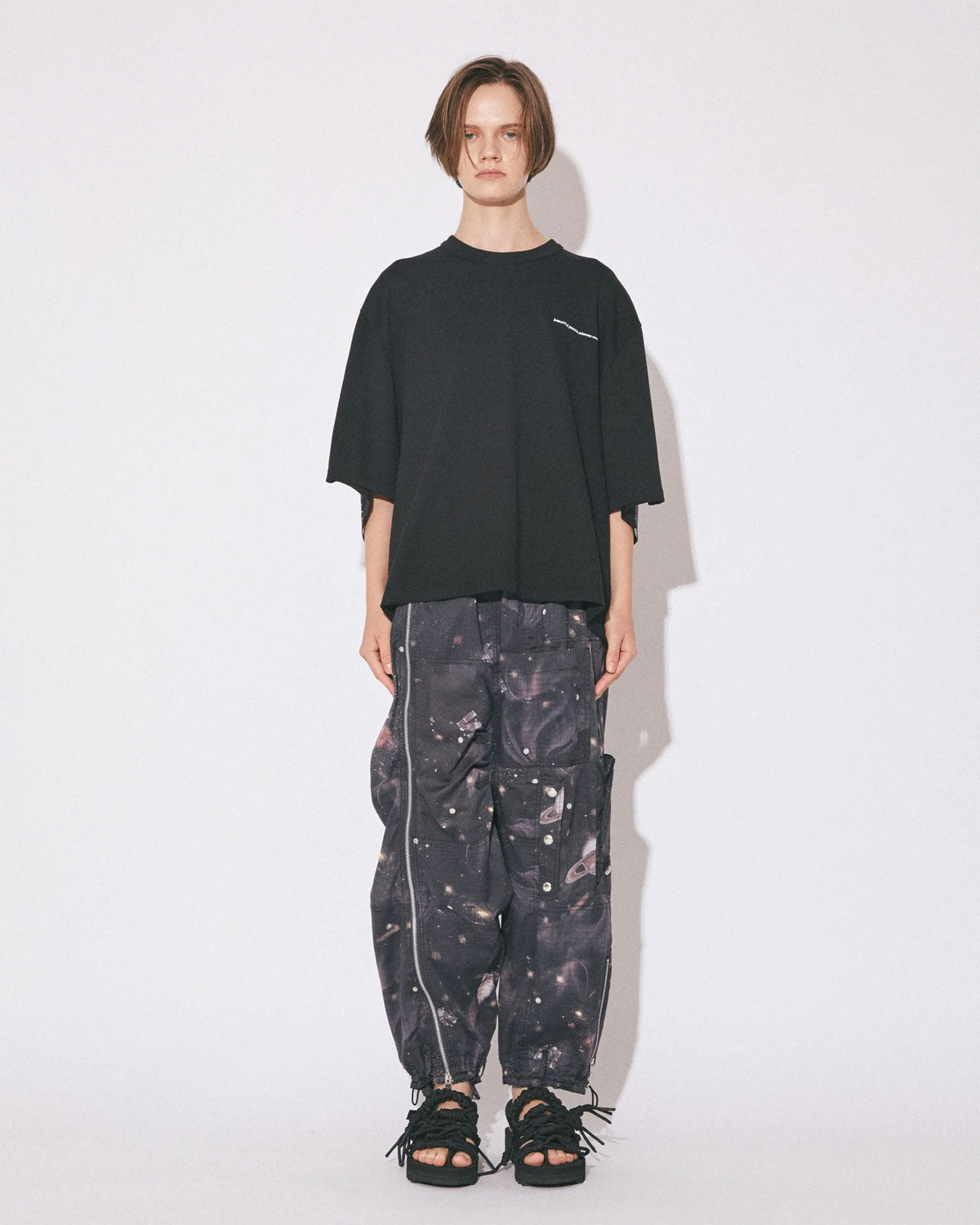 
                  
                    suvin compact jersey many little people T-black-
                  
                
