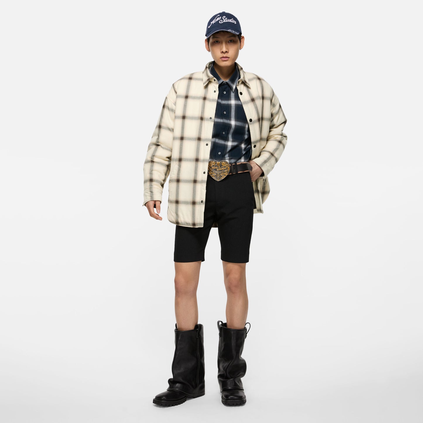 
                  
                    FLANNEL BUTTON-UP SHIRT JACKET
                  
                