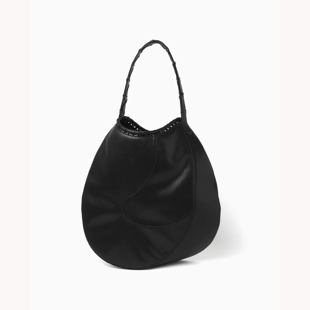 
                  
                    Synthetic Leather Asymmetrical Tote Bag - black
                  
                