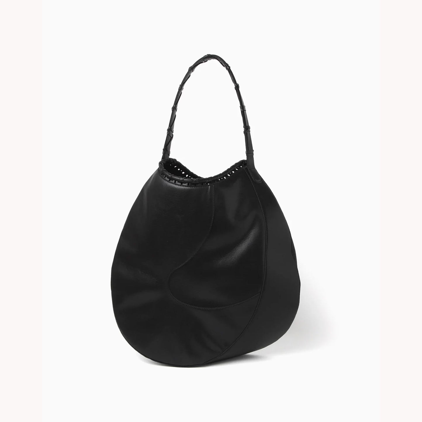 
                  
                    Synthetic Leather Asymmetrical Tote Bag - black
                  
                