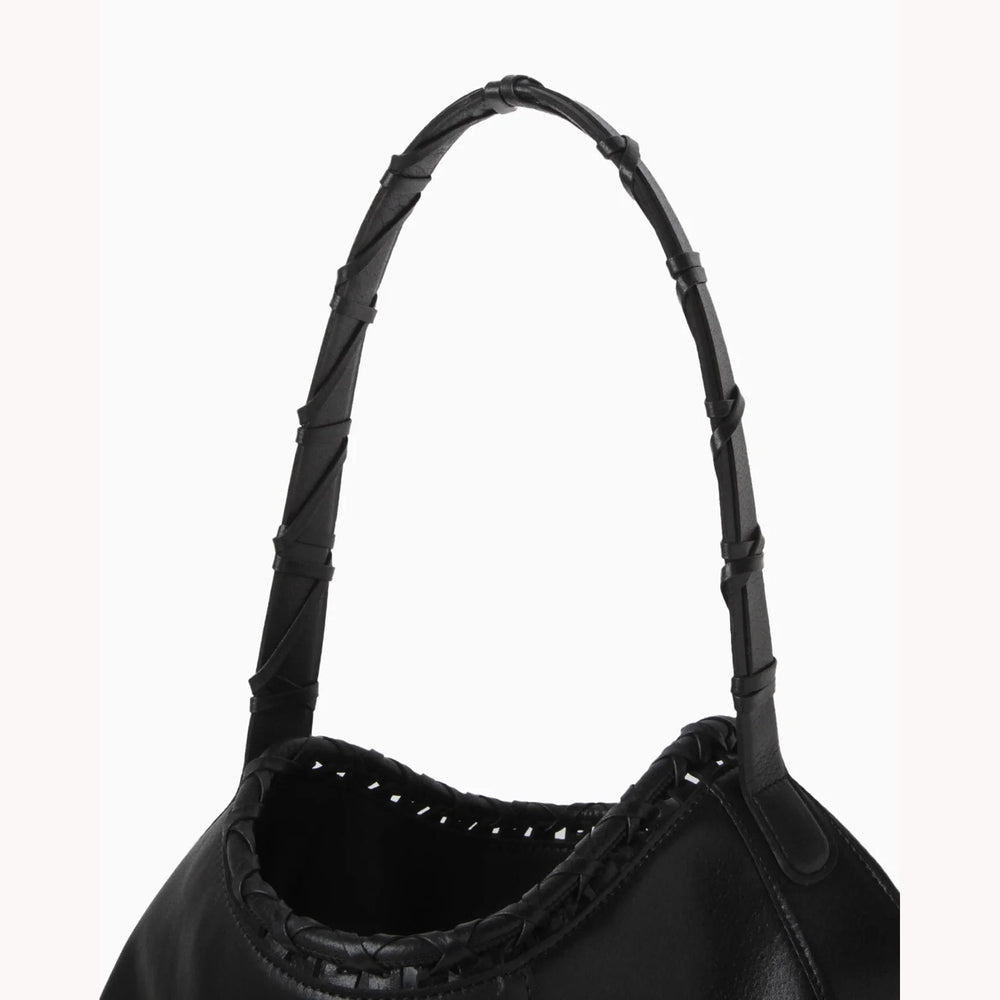 
                  
                    Synthetic Leather Asymmetrical Tote Bag - black
                  
                