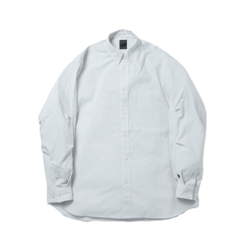 TECH BUTTON DOWN SHIRTS L/S STRIPE Sサイズ TECH BUTTON DOWN SHIRTS L/S STRIPE – OBLIGE